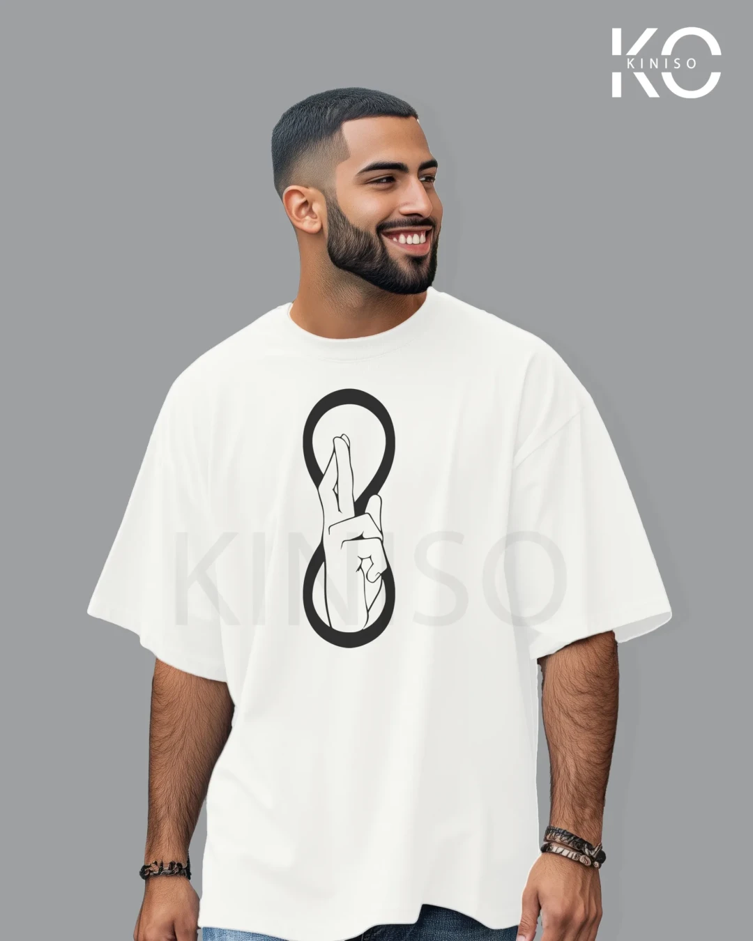 Satoru Gojo "Limitless Void" Drop Shoulder Anime T-Shirt