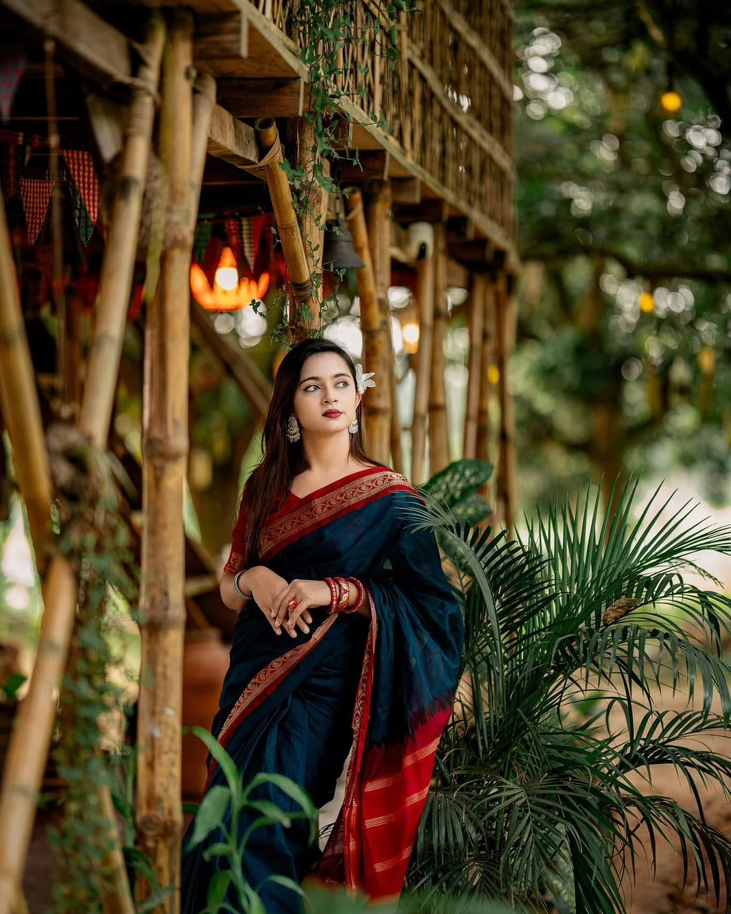 Tangail Tat Madurai Mercerized Cotton Saree