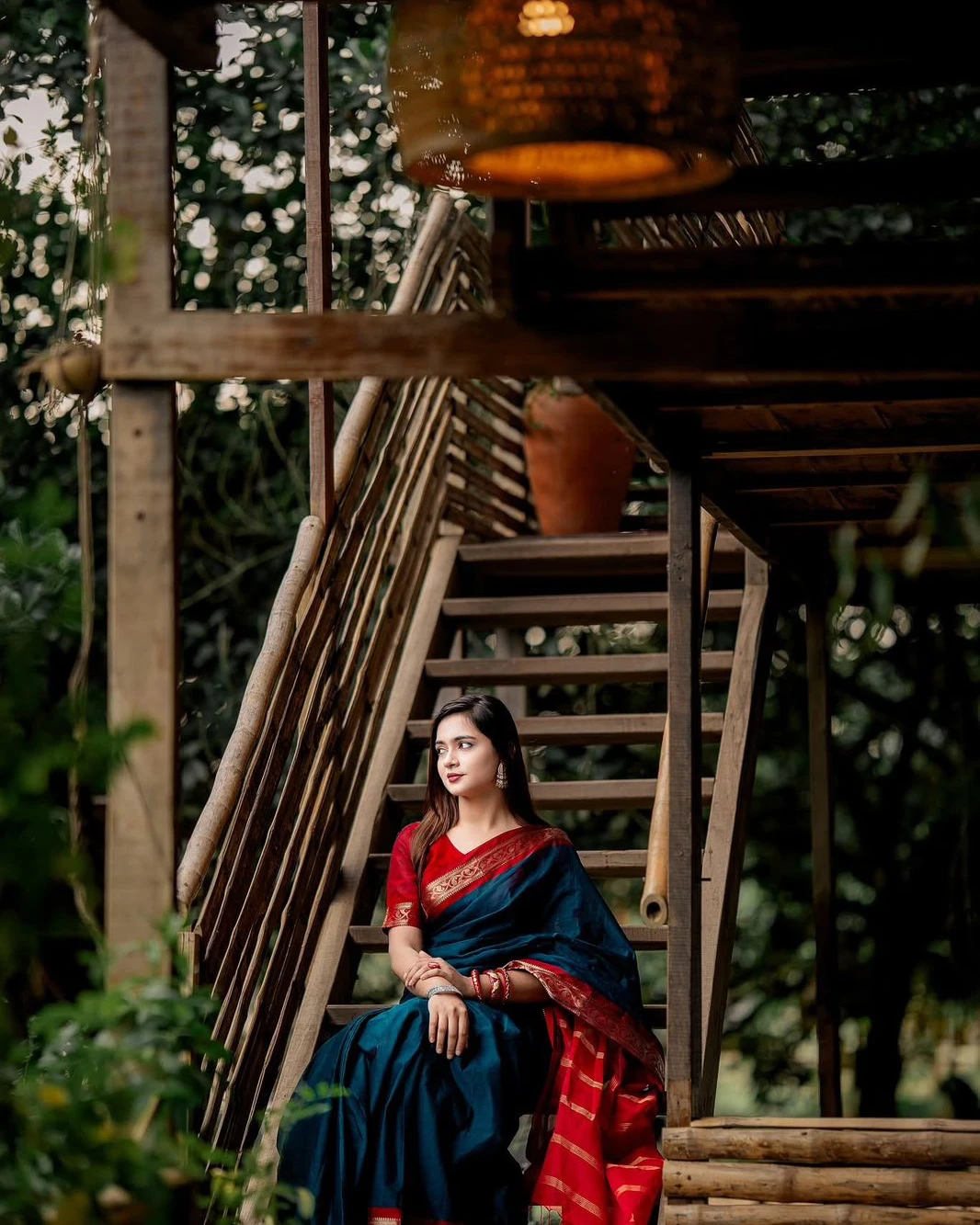 Tangail Tat Madurai Mercerized Cotton Saree