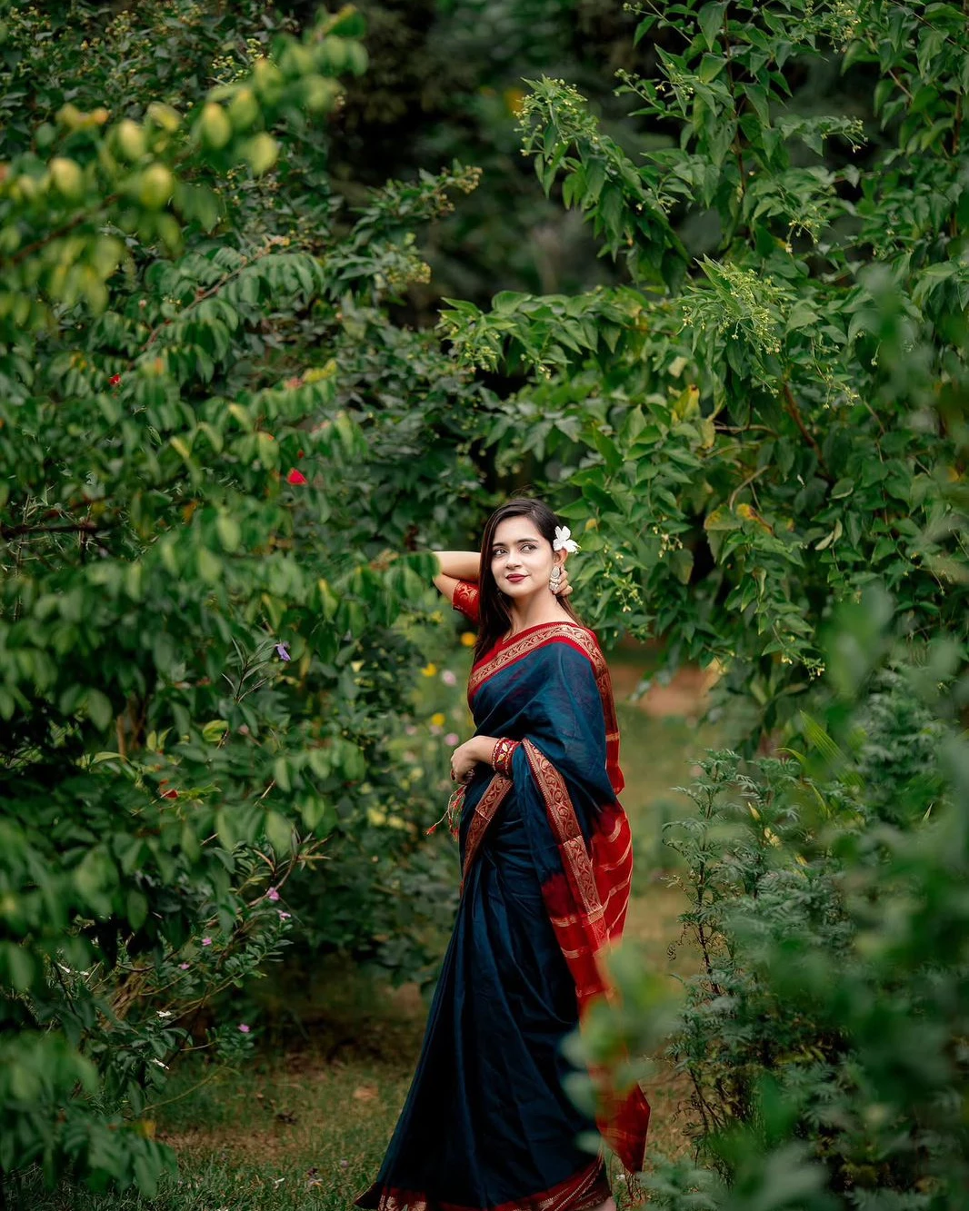 Tangail Tat Madurai Mercerized Cotton Saree