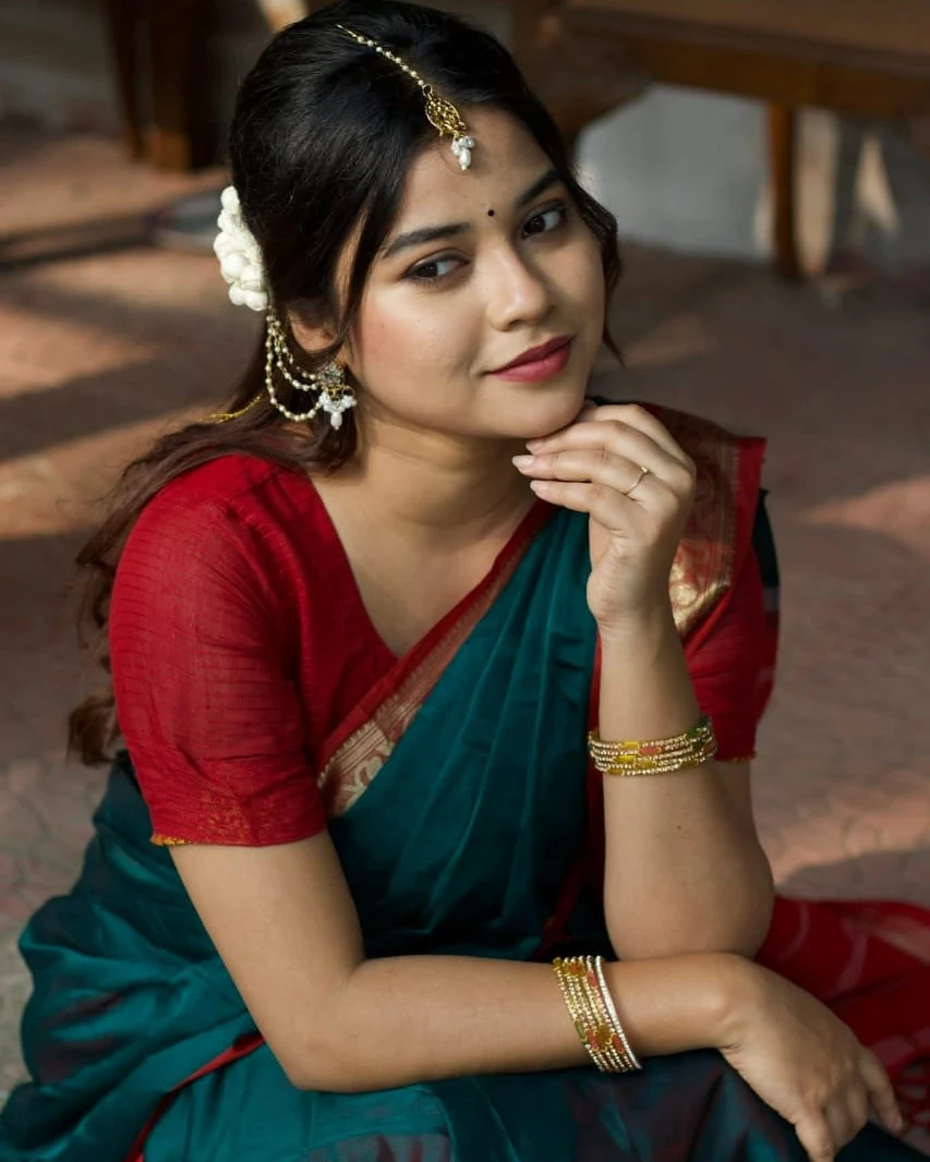 Tangail Tat Madurai Mercerized Cotton Saree-1
