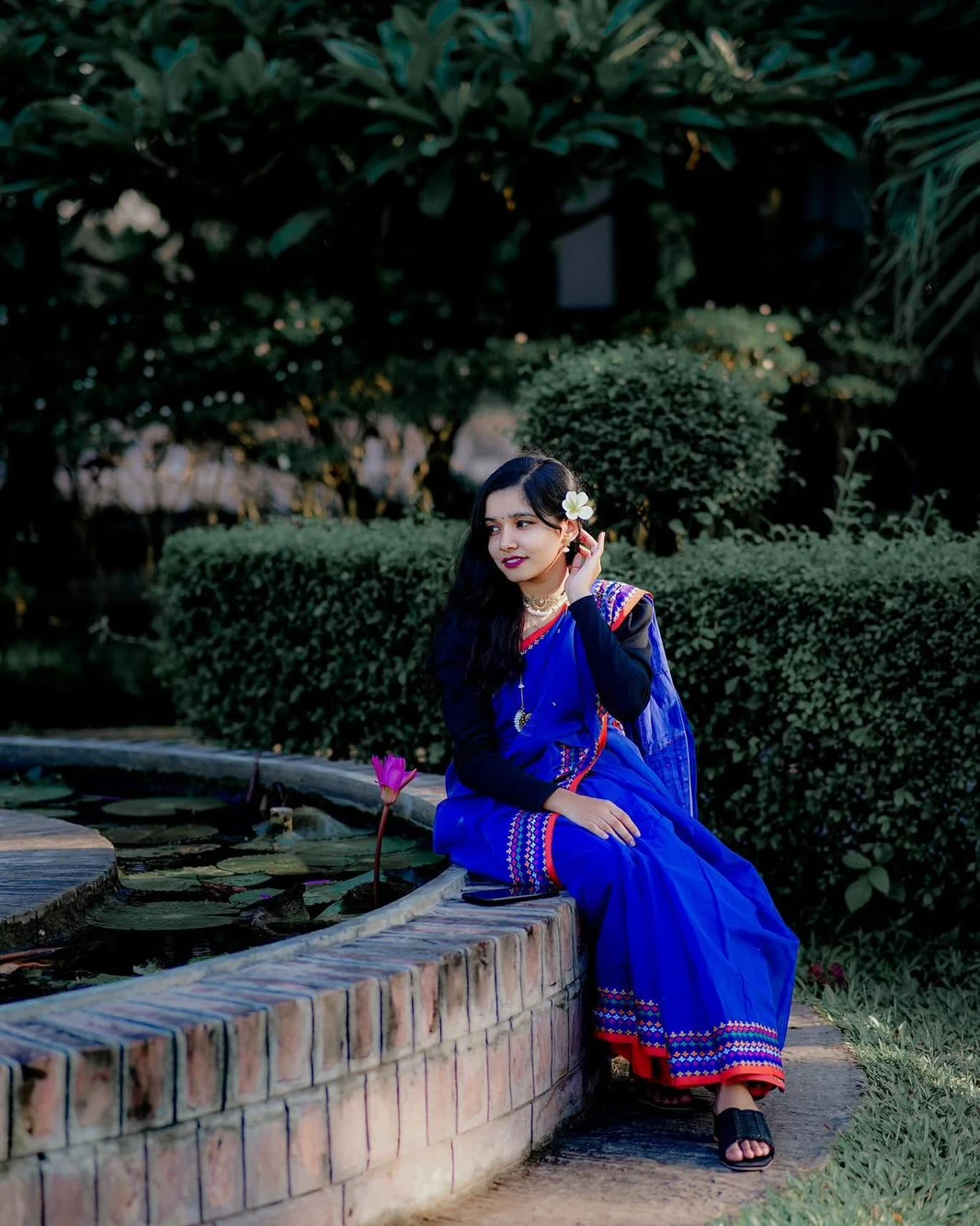 Women's Premium Popcorn Plus Saree
