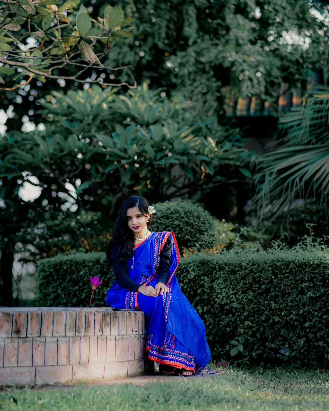 Women's Premium Popcorn Plus Saree