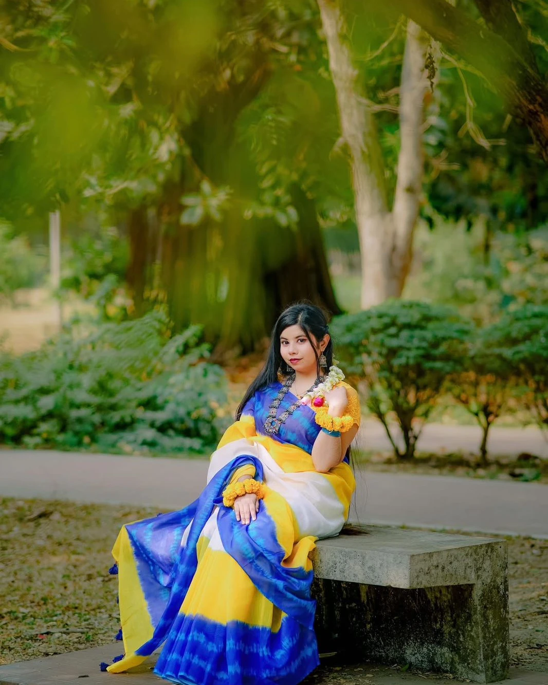 Women's Exclusive Chanderi Silk Multi-Color Saree