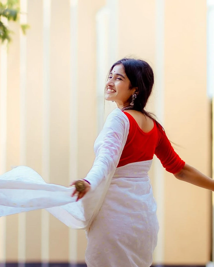 Women's Premium Half Silk Nakful Jamdani Saree