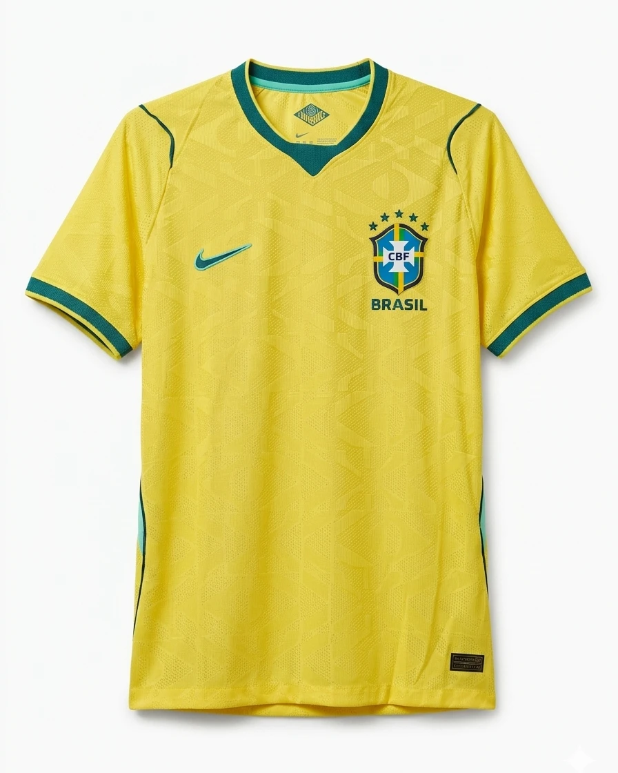 Brazil Home Player Edition Football Jersey-Imported from Thailand