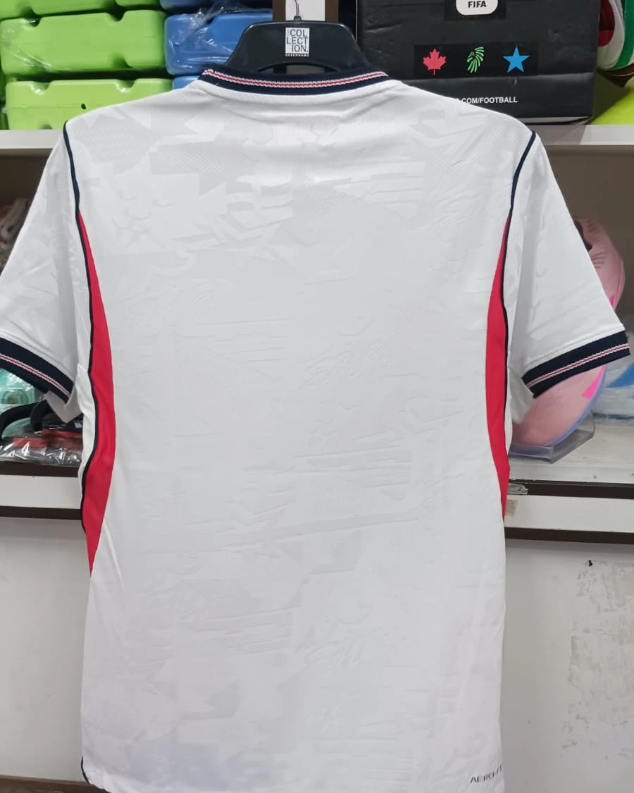 England Home Player Edition Football Jersey