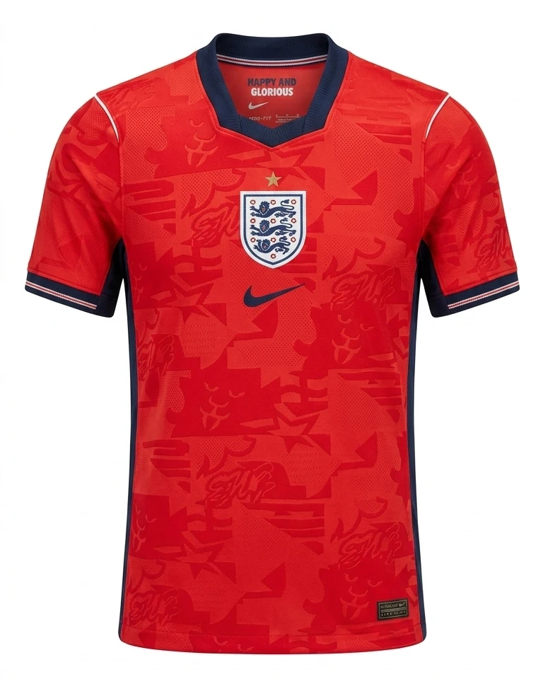 England Away Player Edition Football Jersey