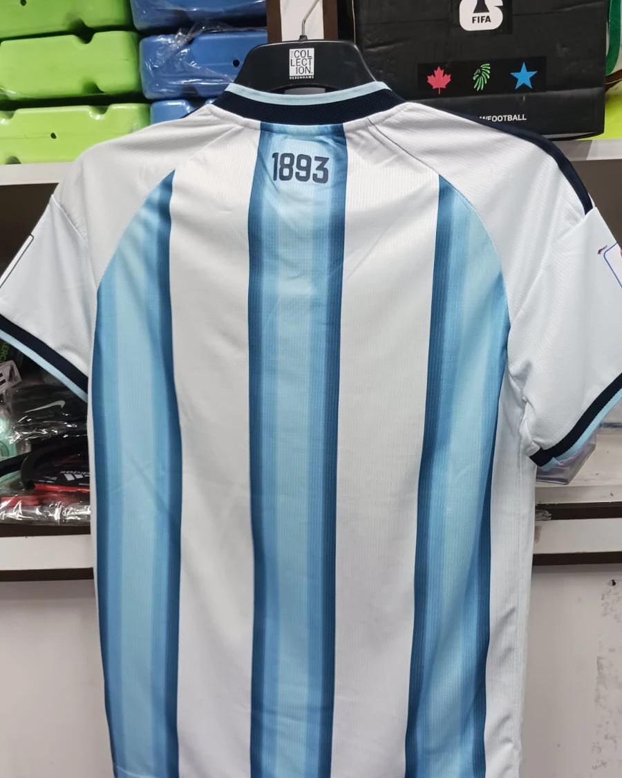 Argentina Home Premium Fan Edition Football Jersey