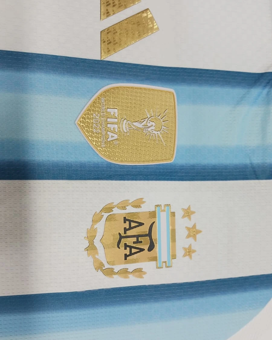 Argentina Home Premium Fan Edition Football Jersey