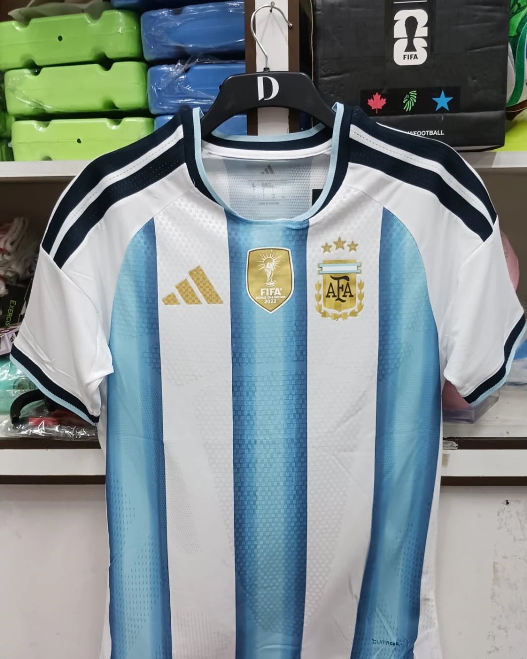 Argentina Home Player Edition Football Jersey